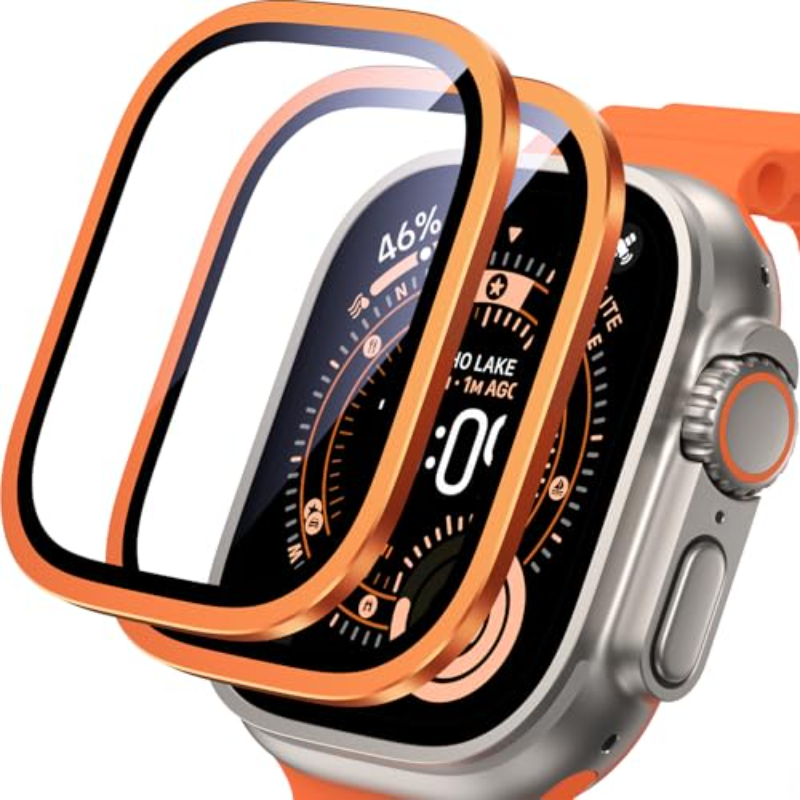 Smartwatch Screen Film - 2PCS HD Metal Tempered Glass For