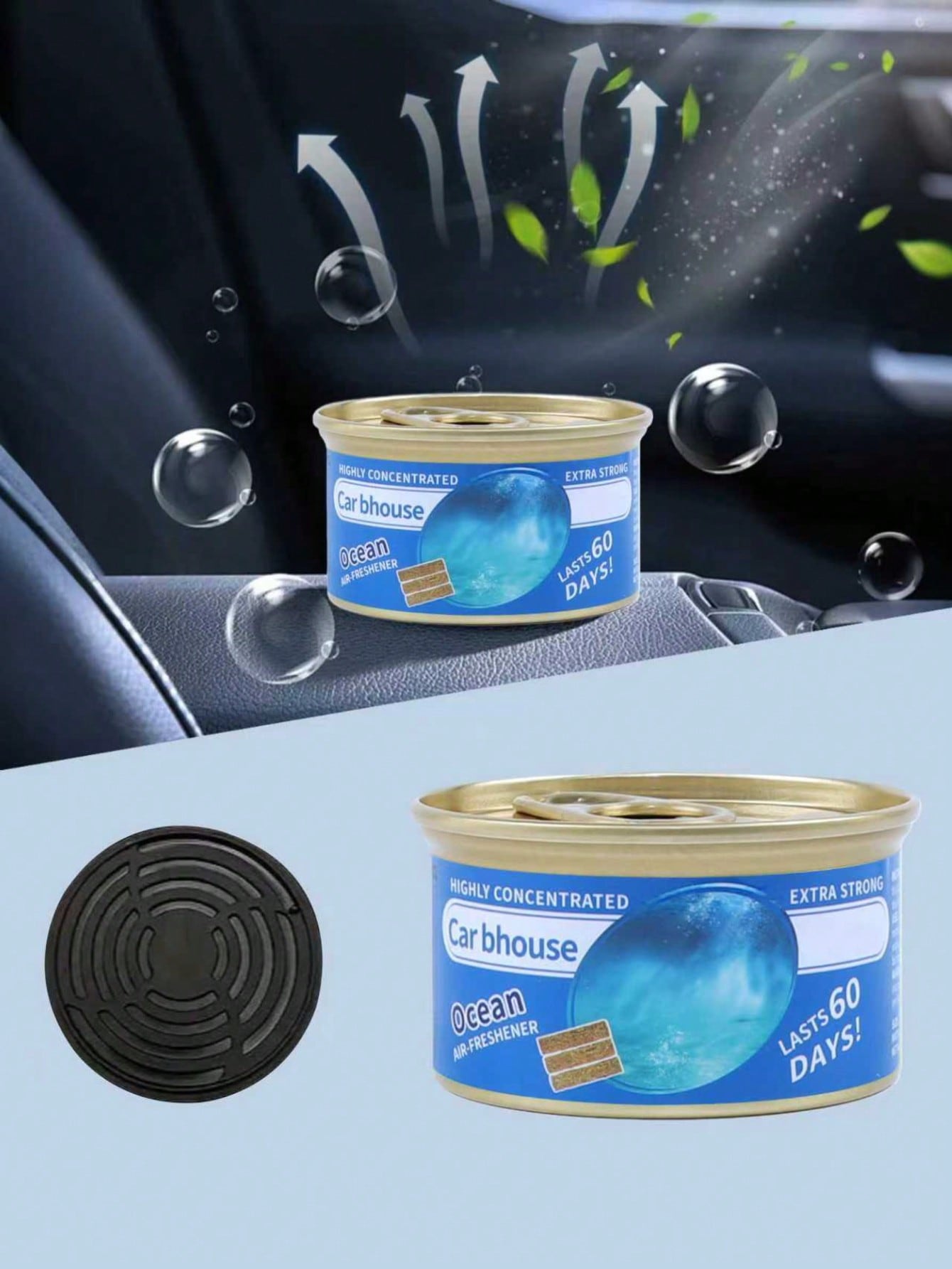 Air Bubble Remover - 60-Day Lasting Wooden Block Air Freshener
