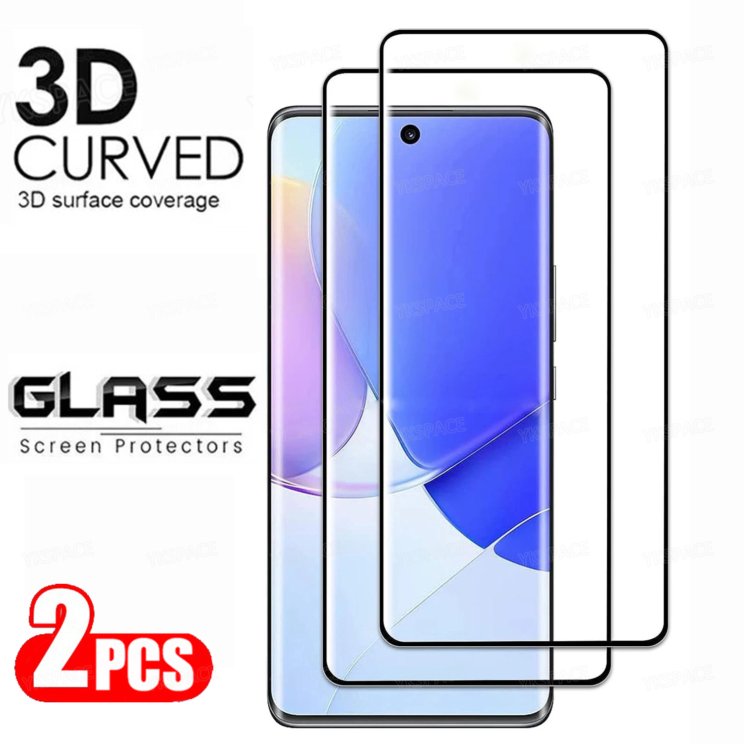 2Pcs 3D Curved Edge 9H HD Clea - Curved Edge Screen reseña y precio