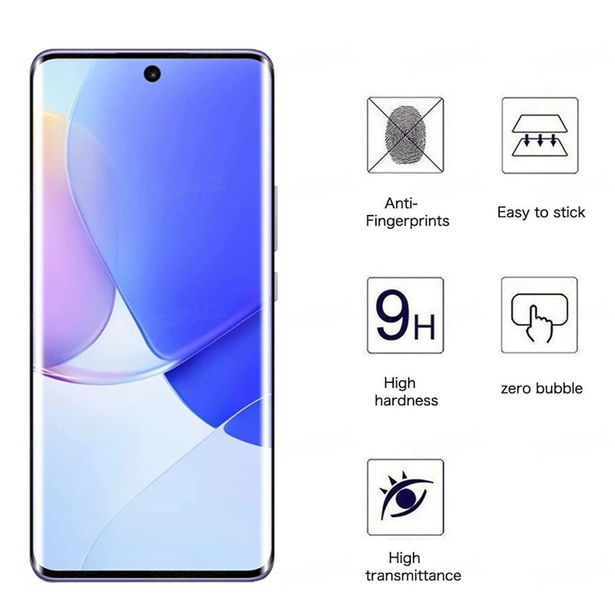 2Pcs 3D Curved Edge 9H HD Clea - Curved Edge Screen reseña y precio