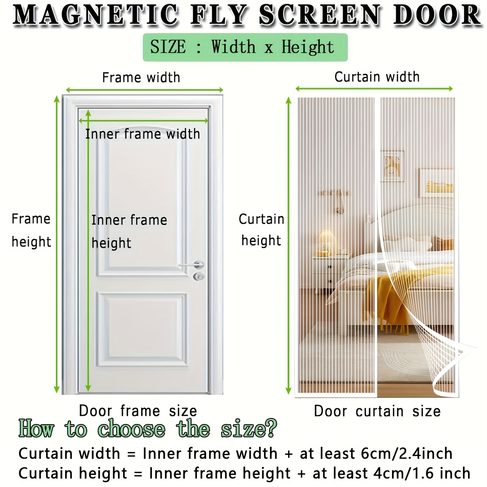 Auto-Close Magnetic Mosquito D - Privacy Screen Protector reseña y precio