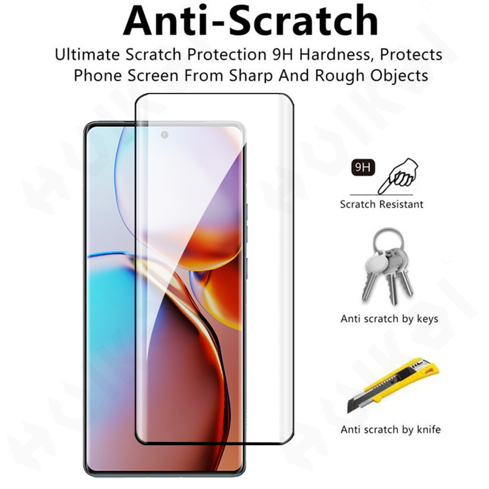1-3 Pcs Tempered Glass For Mot - Curved Edge Screen reseña y precio