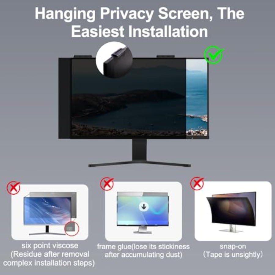 [2-Pack] 24 Inch Privacy Scree - Privacy Filter 2Pack reseña y precio