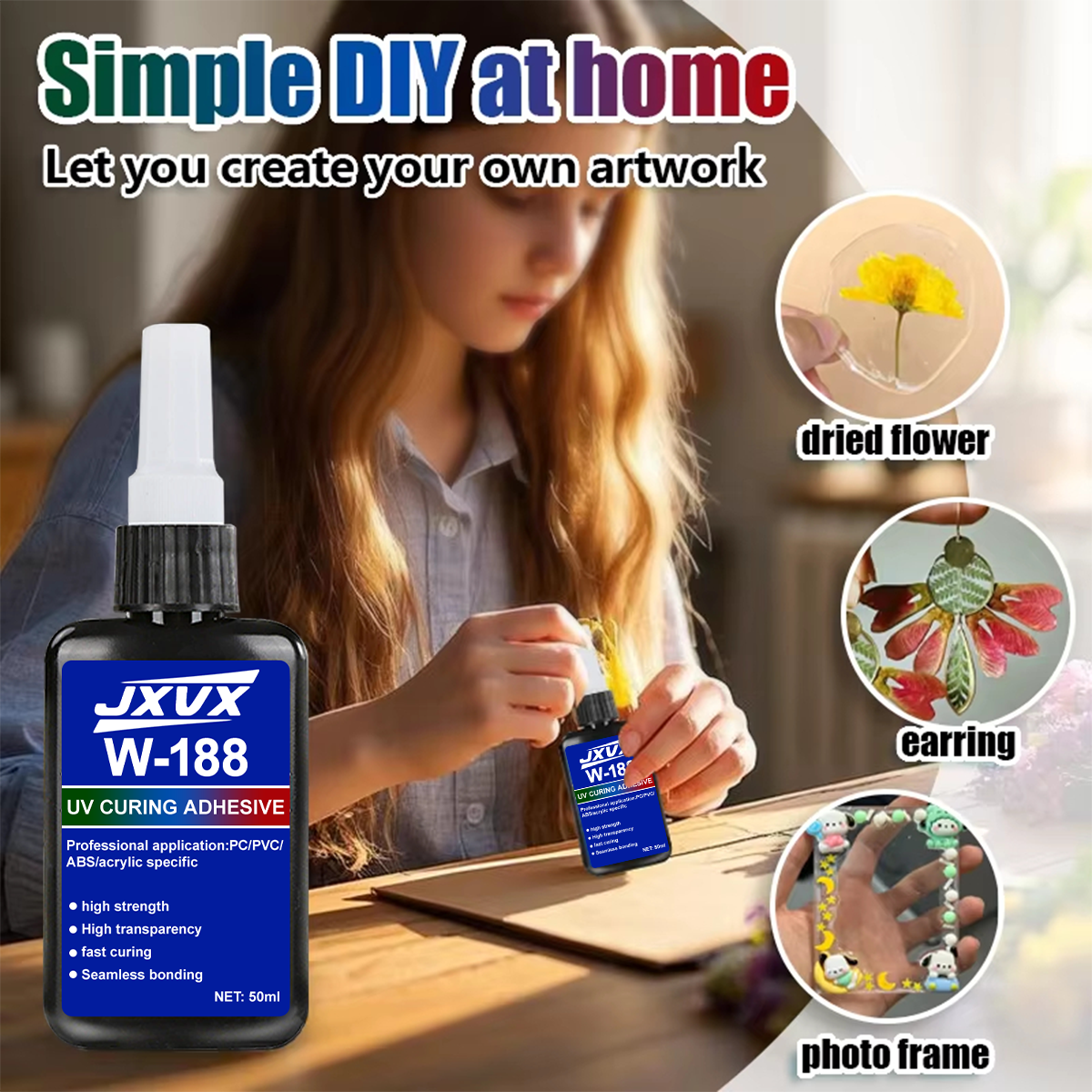 2025 Professional UV Resin-Qui - Liquid Uv Glue Kit reseña y precio