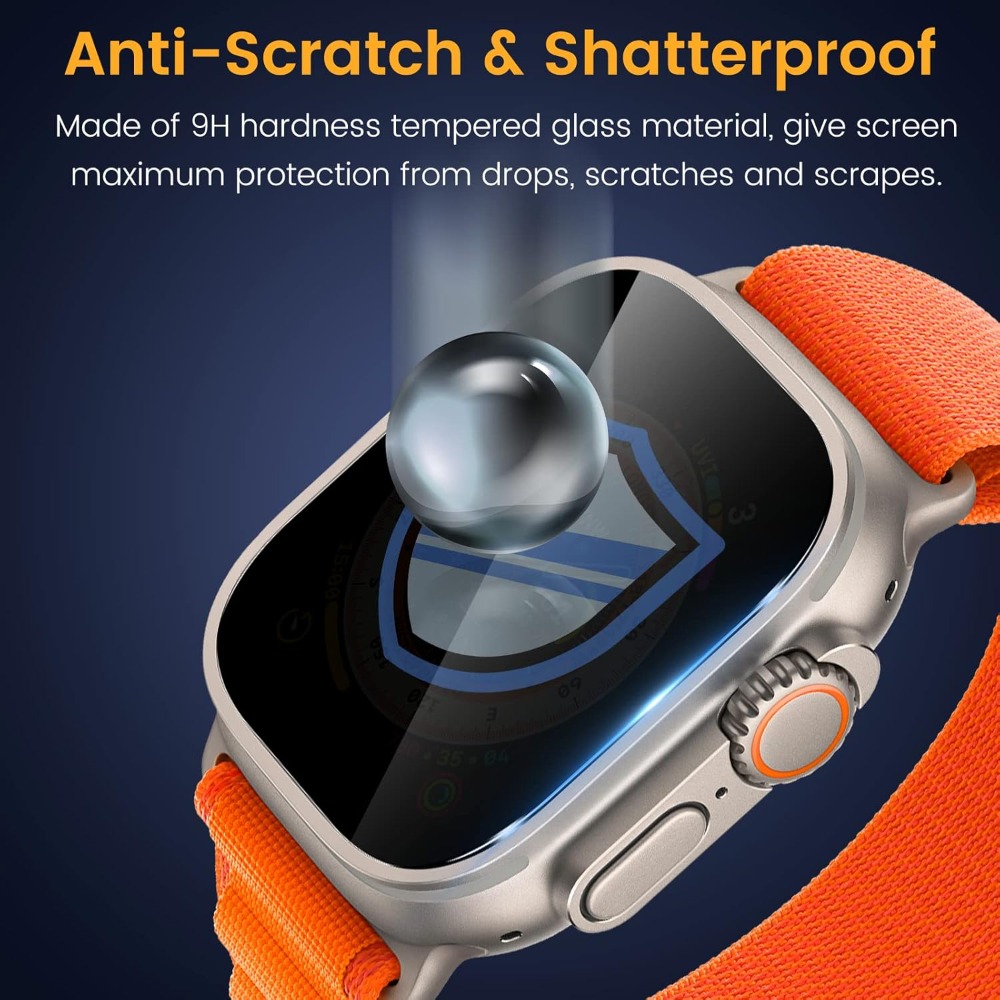 For Apple Watch Ultra 3 2 49mm - Privacy Screen Protector reseña y precio