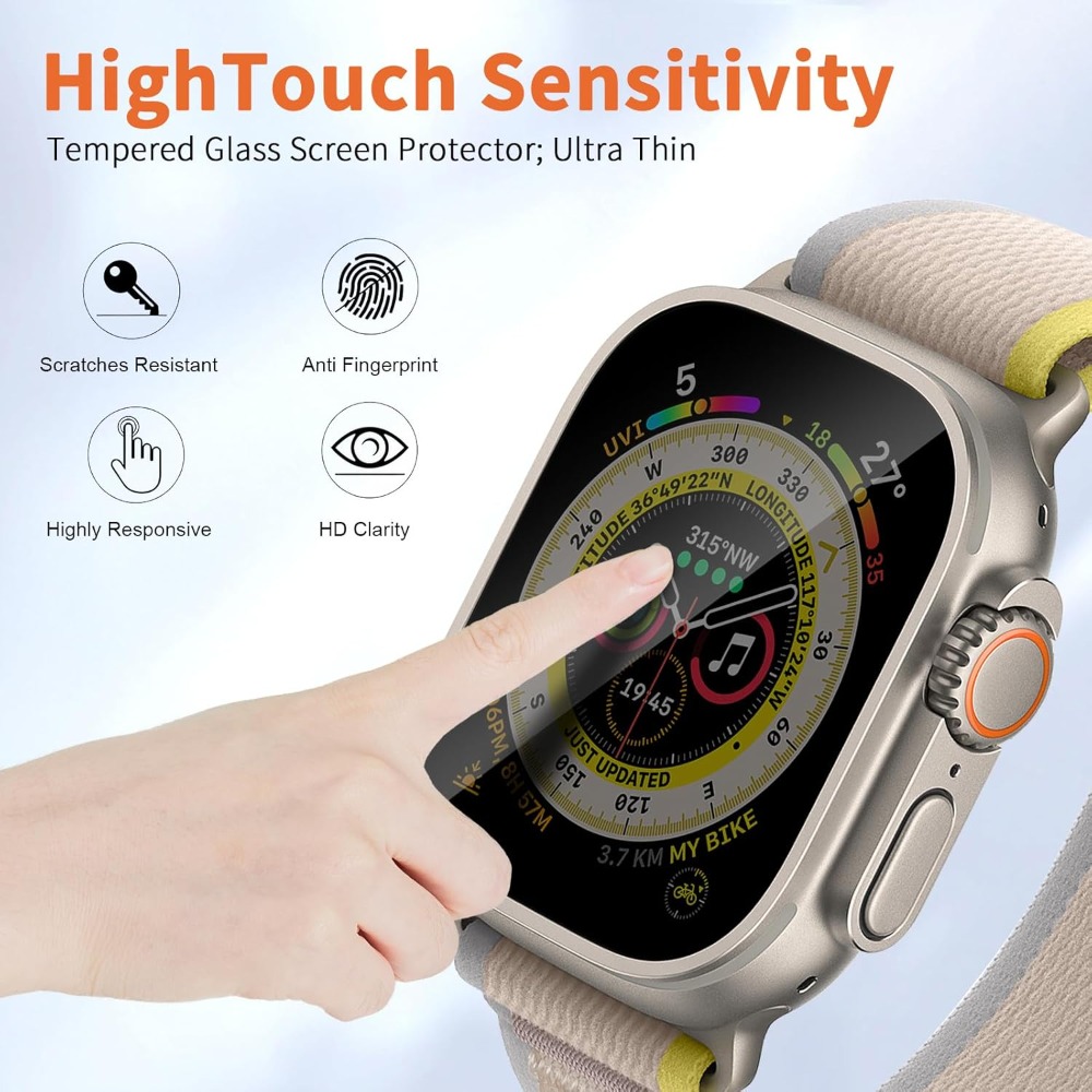 For Apple Watch Ultra 3 2 49mm - Privacy Screen Protector reseña y precio
