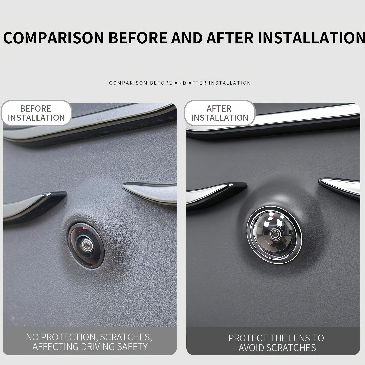2PCS Car Camera Lens Protector - Camera Lens Protector reseña y precio
