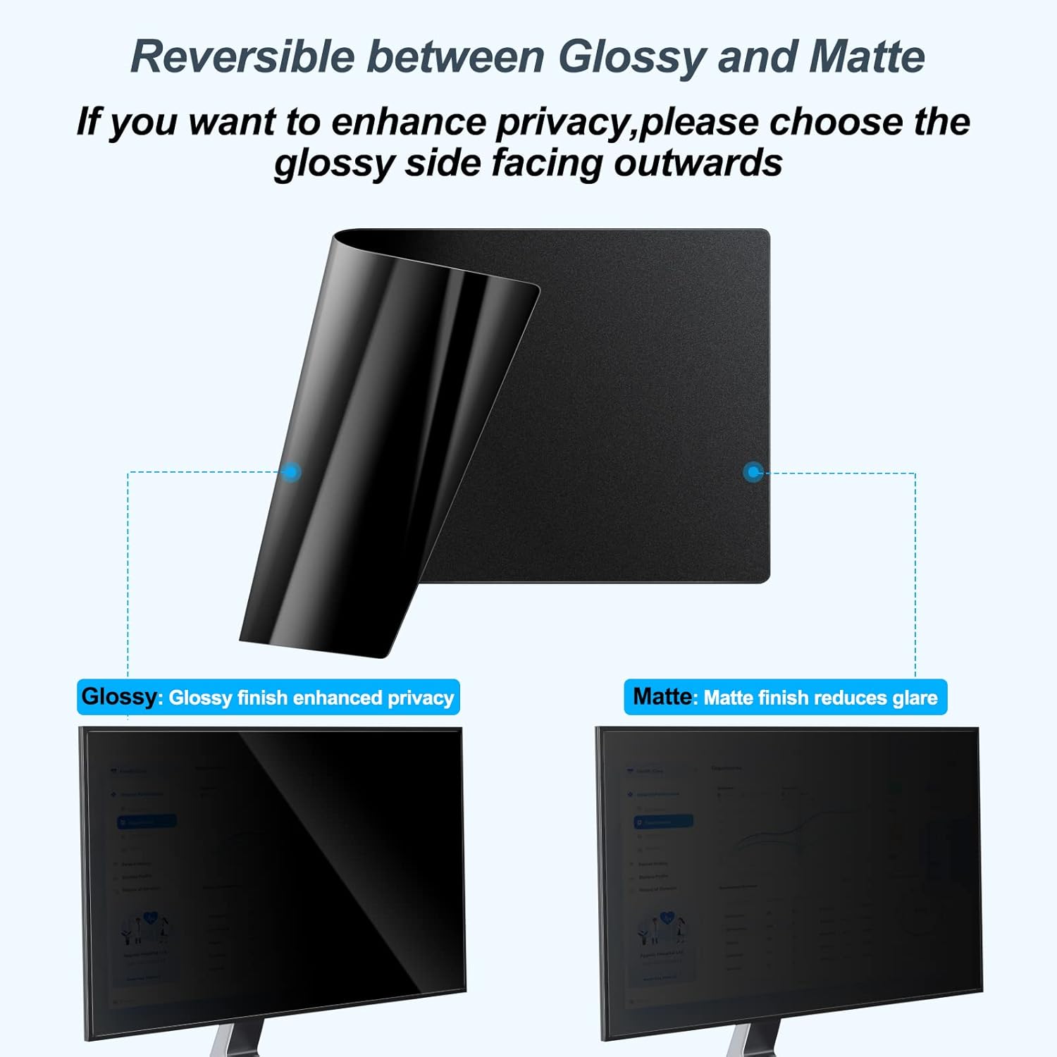 2 Pack 24 Inch Computer Privac - Privacy Filter 2Pack reseña y precio