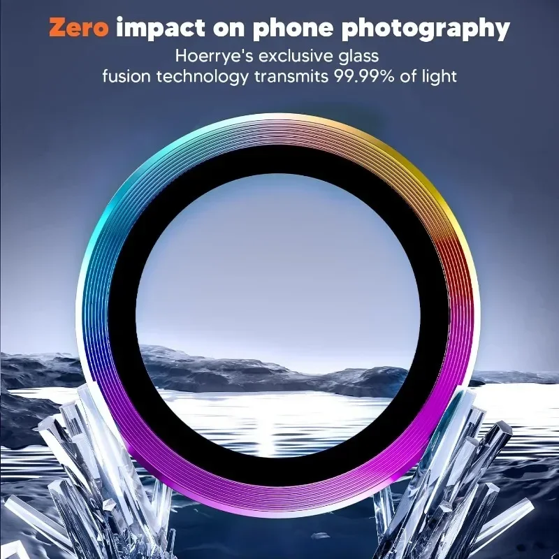 2 Pcs Camera Lens Protector Fo - Tempered Glass Screen 9H reseña y precio