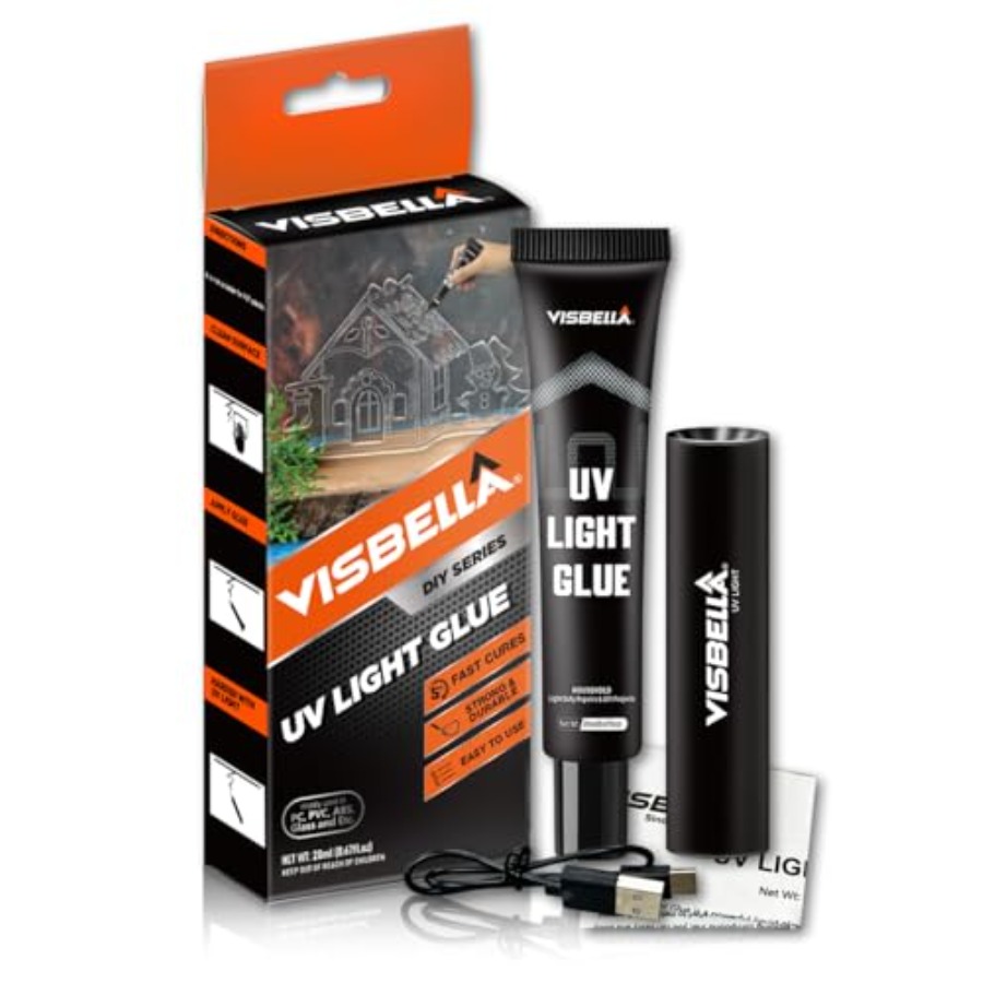 UV Light Glue Resin Kit with L - Liquid Uv Glue Kit reseña y precio