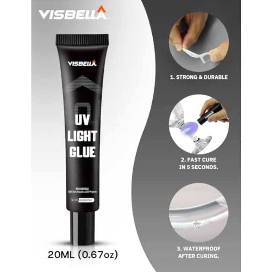 UV Light Glue Resin Kit with L - Liquid Uv Glue Kit reseña y precio