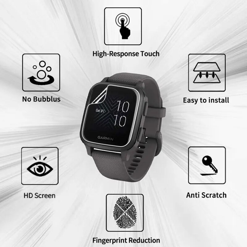 Soft Hydrogel Film For Garmin  - Hydrogel Screen Protector reseña y precio