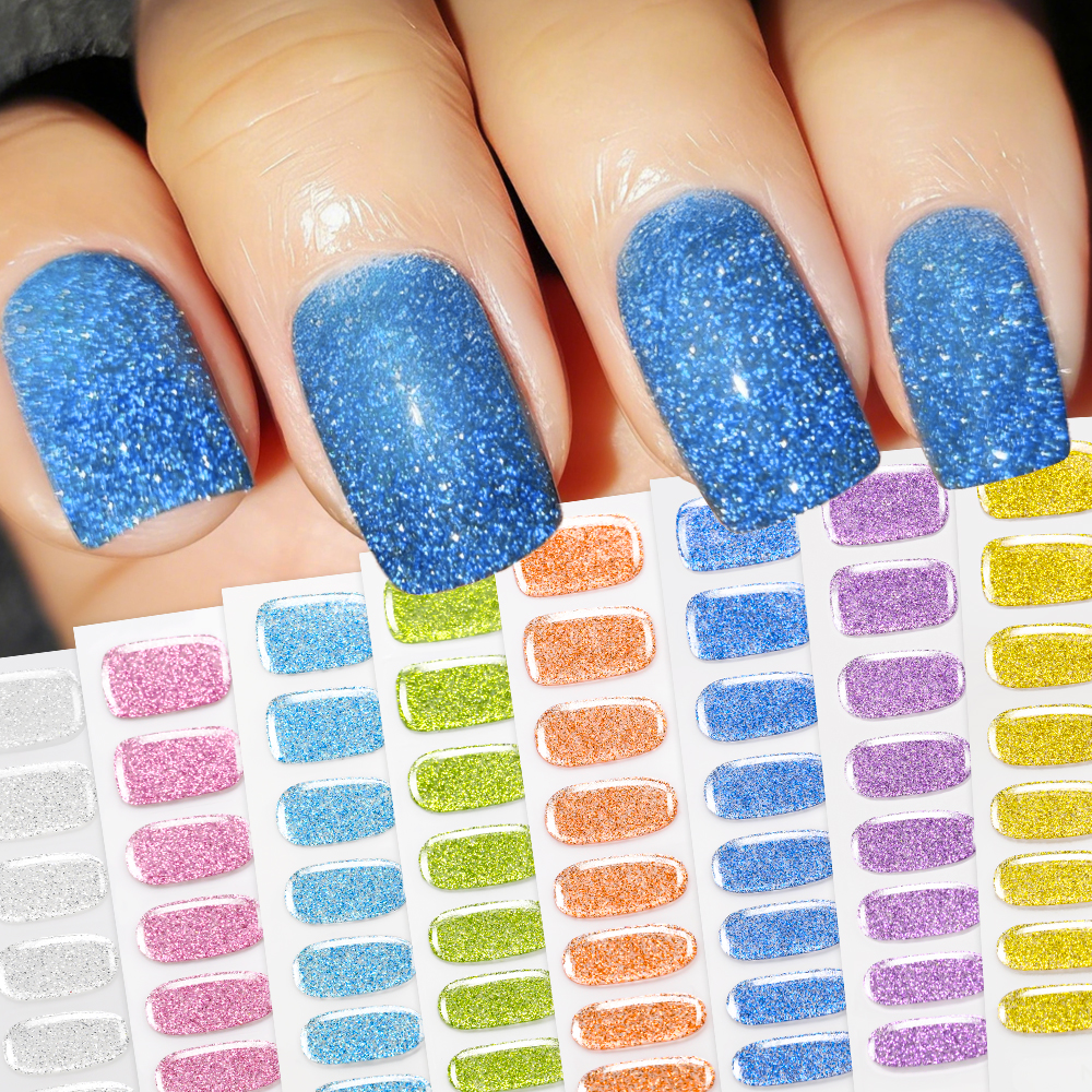 16Tips Colorful Glitter Semi C - Full Cover Adhesive reseña y precio