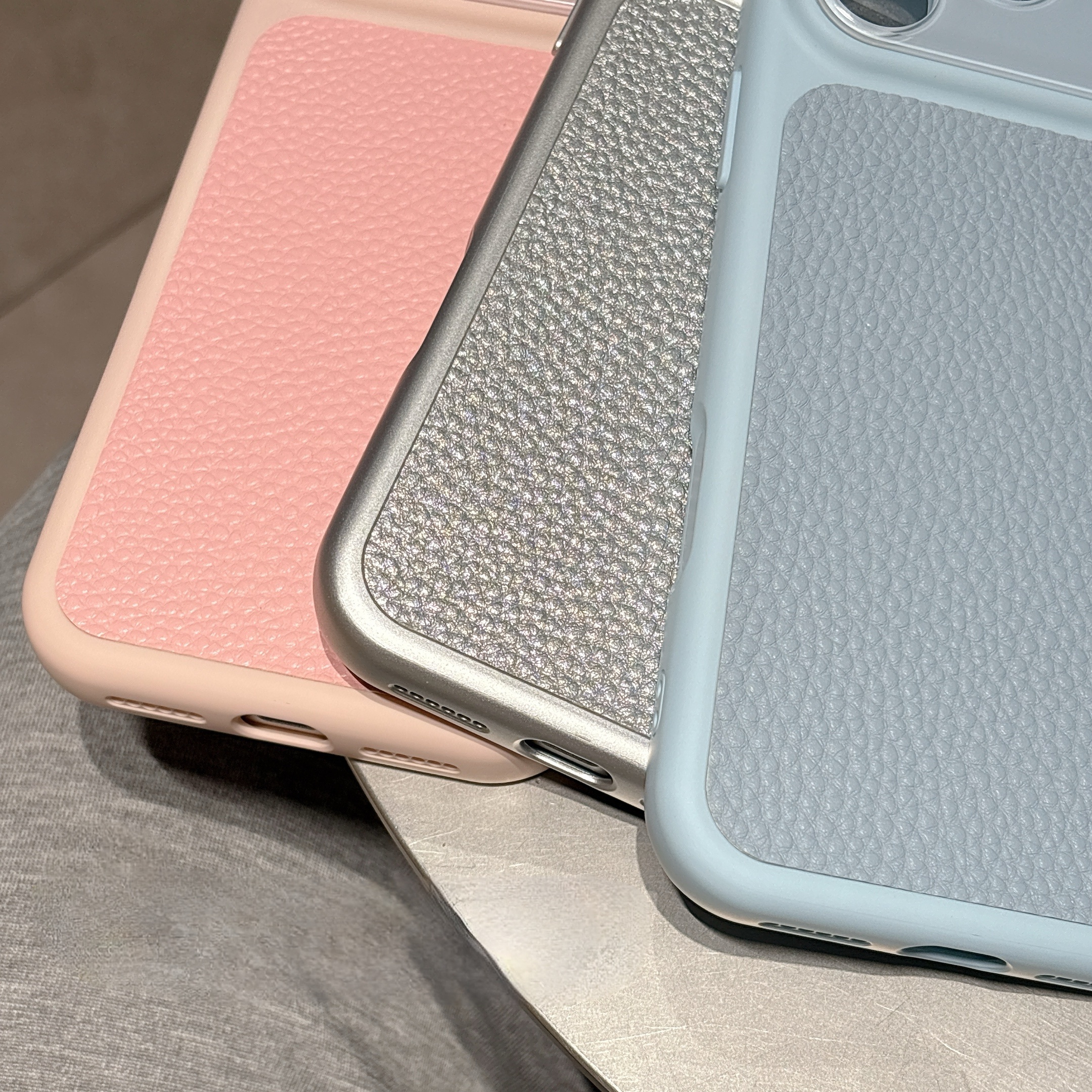Luxury Lychee Grain Leather Te - Camera Lens Protector reseña y precio