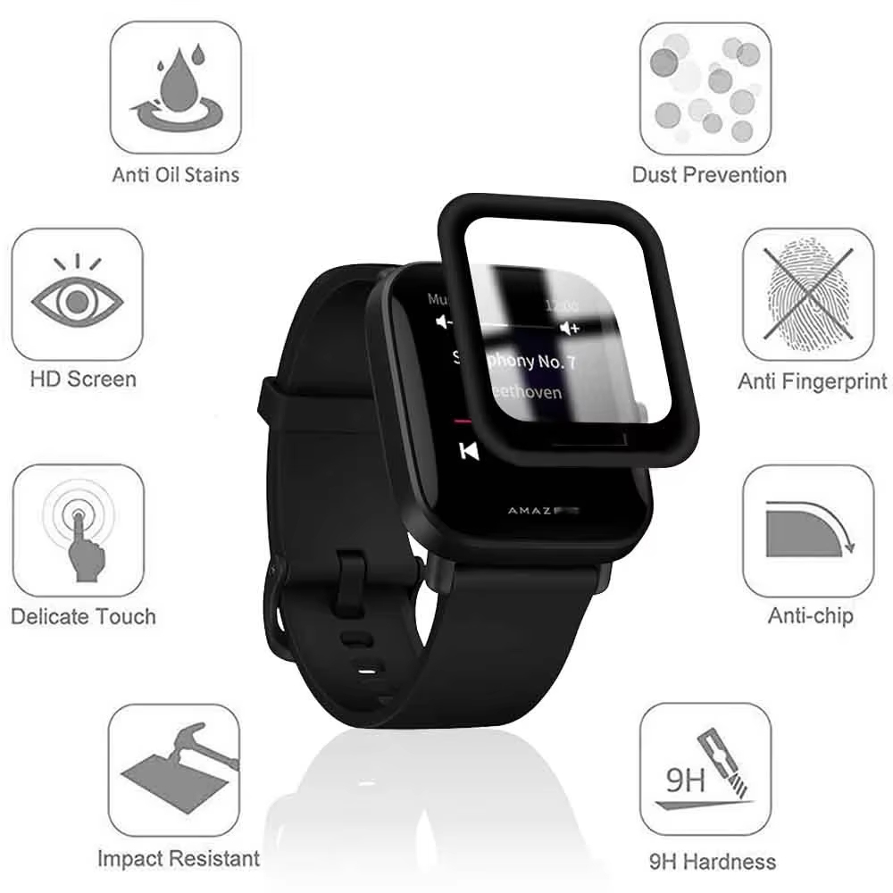 1-6 PCS Screen Protector Film  - Curved Edge Screen reseña y precio