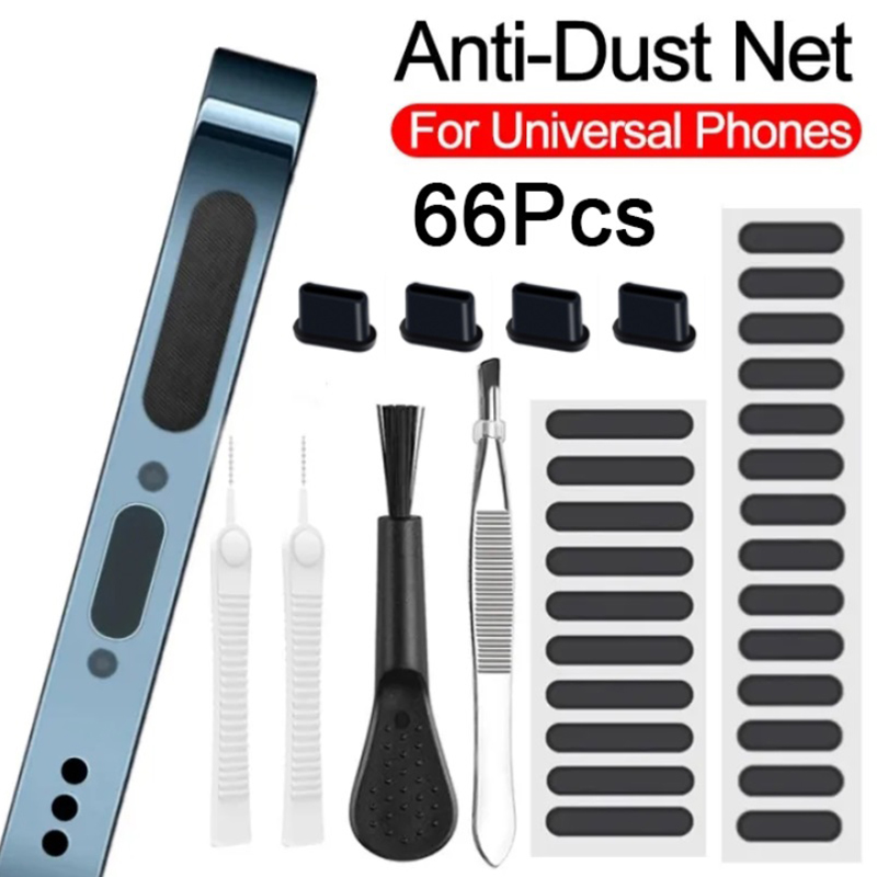 66PCS Dust Plug Phone Speaker  - Dust Removal Sticker reseña y precio