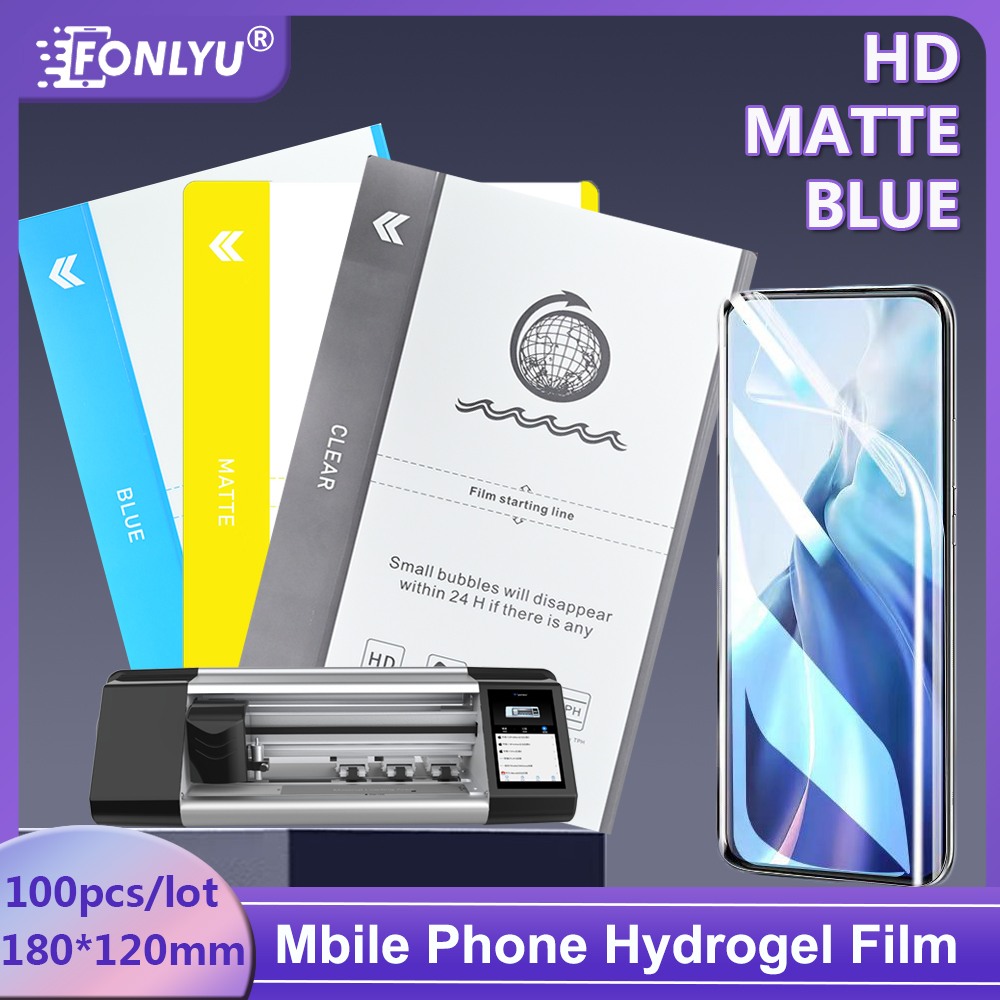 FONLYU 100pcs Universal TPU HD - Flexible Tpu Film reseña y precio