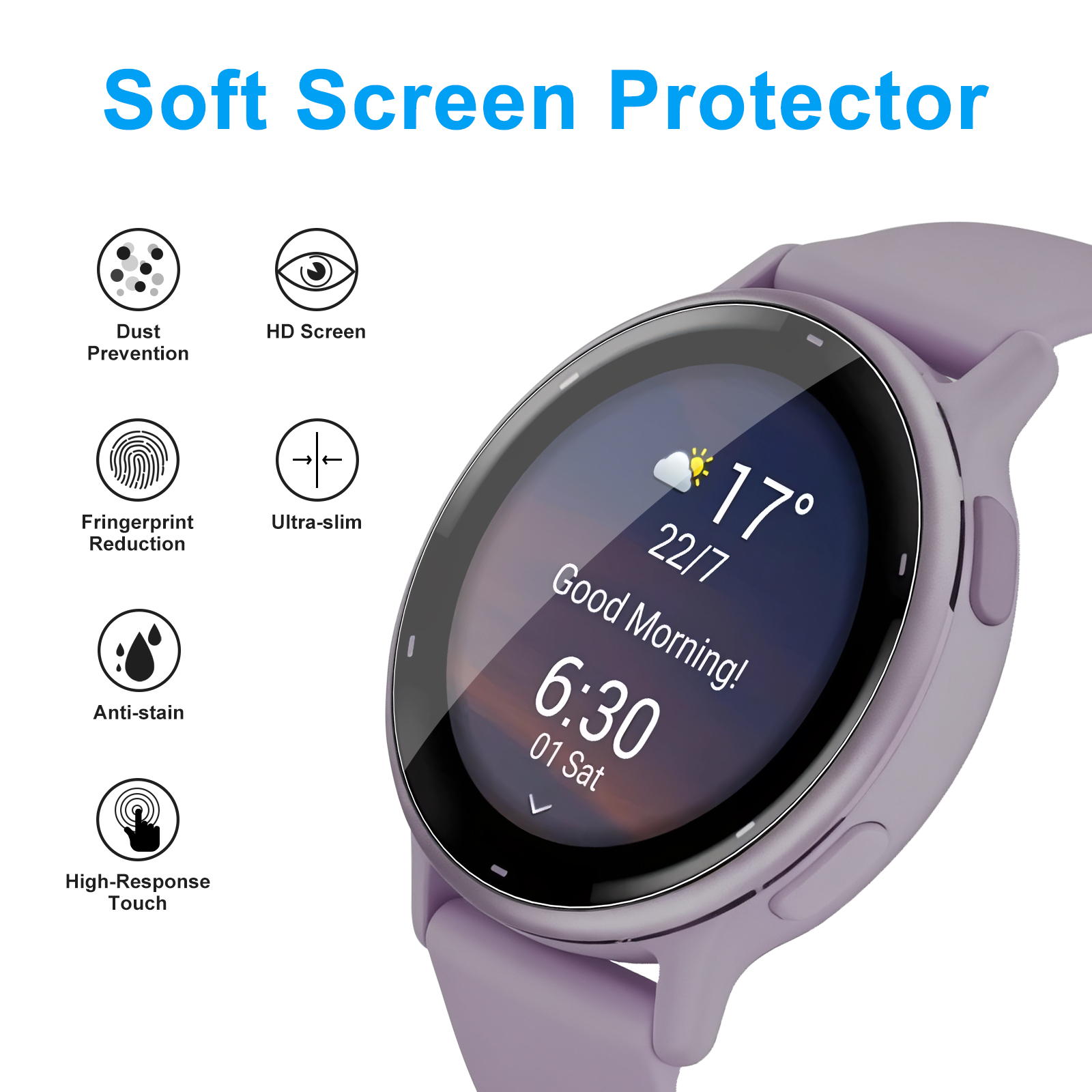 Soft Clear Protective Film For - Hydrogel Screen Protector reseña y precio