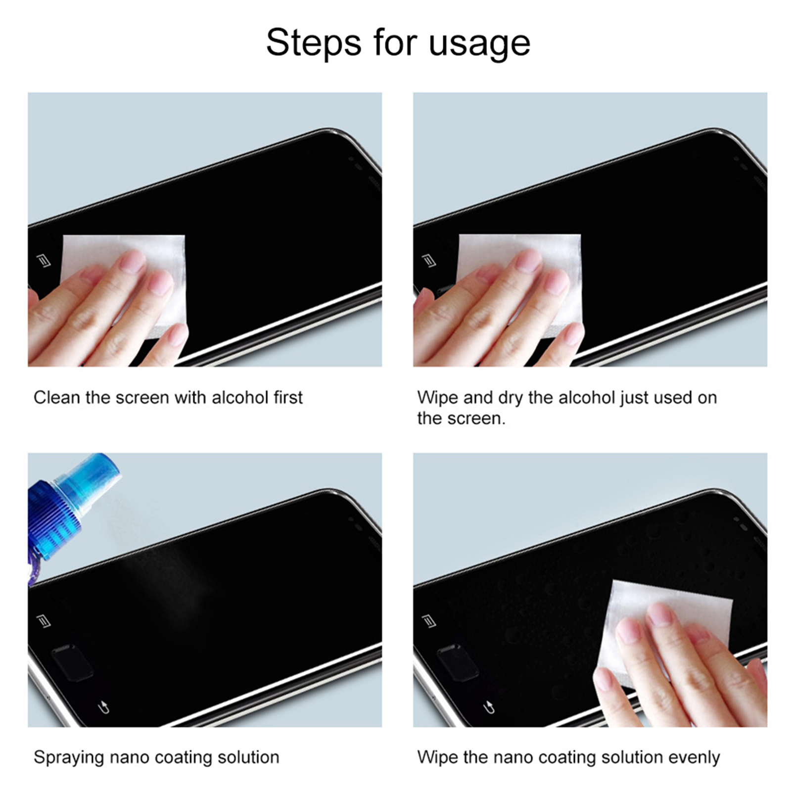 Nano  Screen Protector Fade Fi - Oleophobic Coating Spray reseña y precio