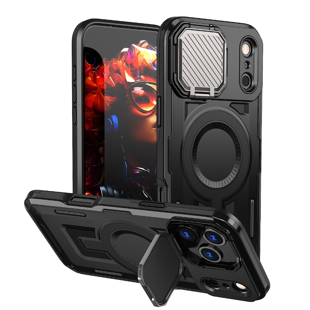 Rugged Armor Magnetic Phone Ca - Camera Lens Protector reseña y precio