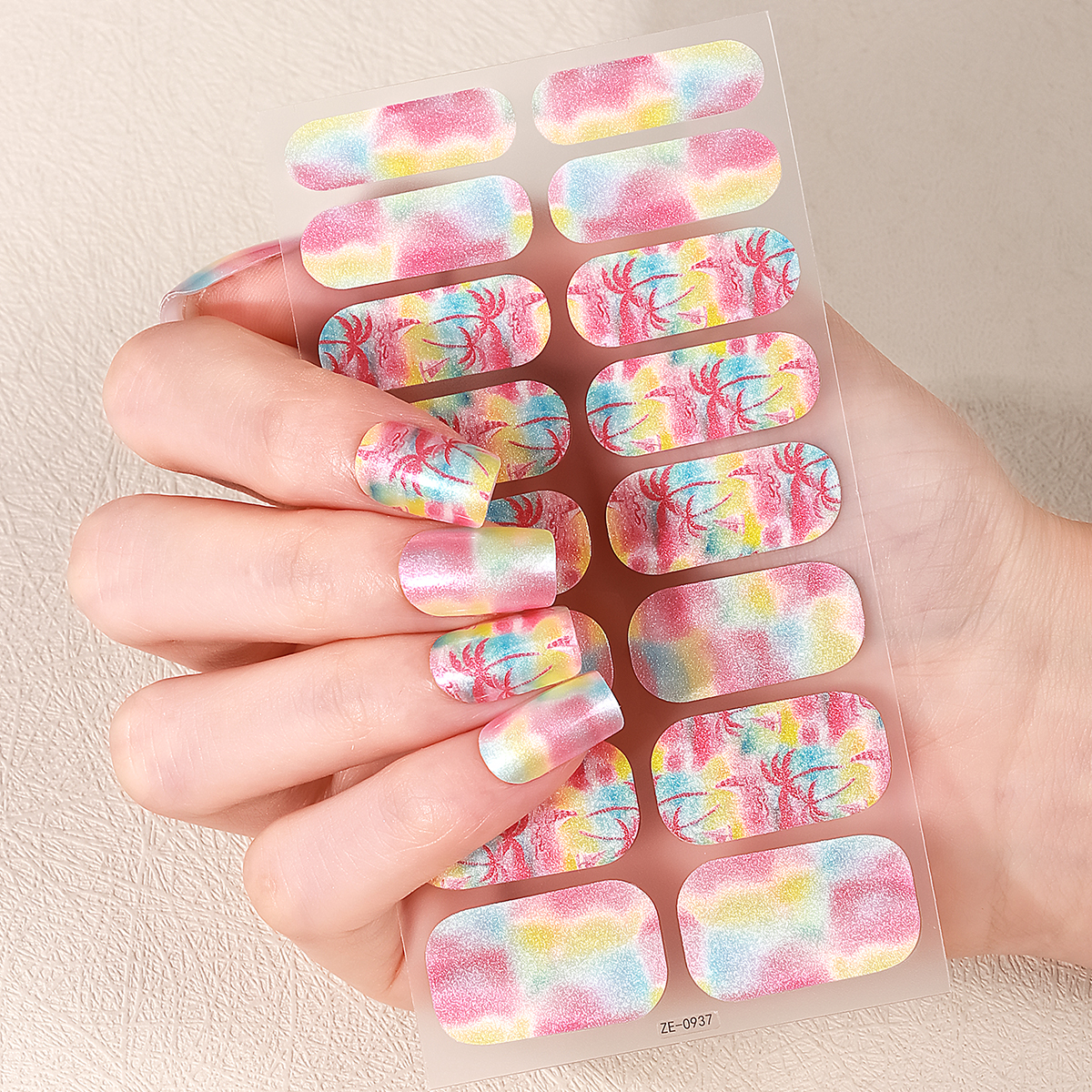 16tips DIY Baking-Free Nail St - Full Cover Adhesive reseña y precio