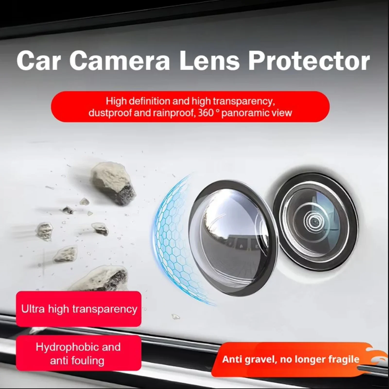 2 Pcs Car Camera Lens Protecto - Camera Lens Protector reseña y precio