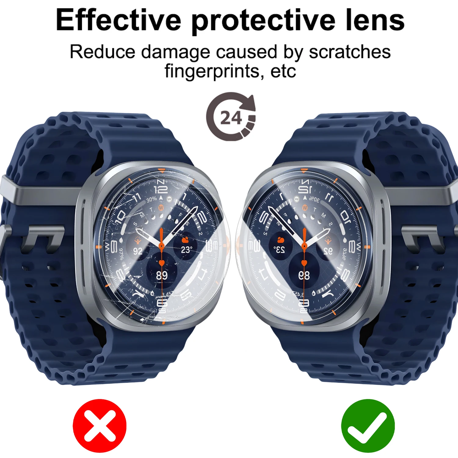 For Samsung Galaxy Watch Ultra - Glass Protector Auto reseña y precio