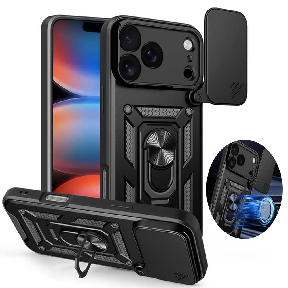 Shockproof Armor Case For iPho - Camera Lens Protector reseña y precio