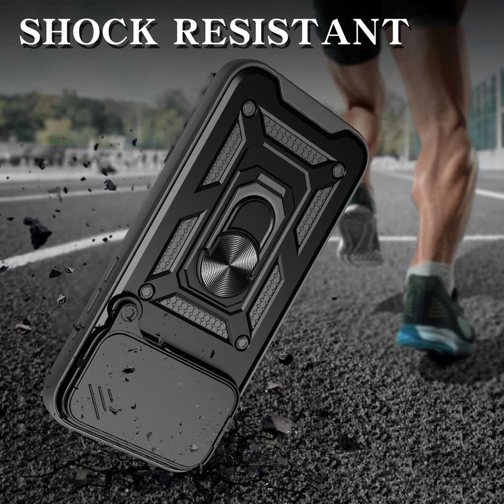 Shockproof Armor Case For iPho - Camera Lens Protector reseña y precio