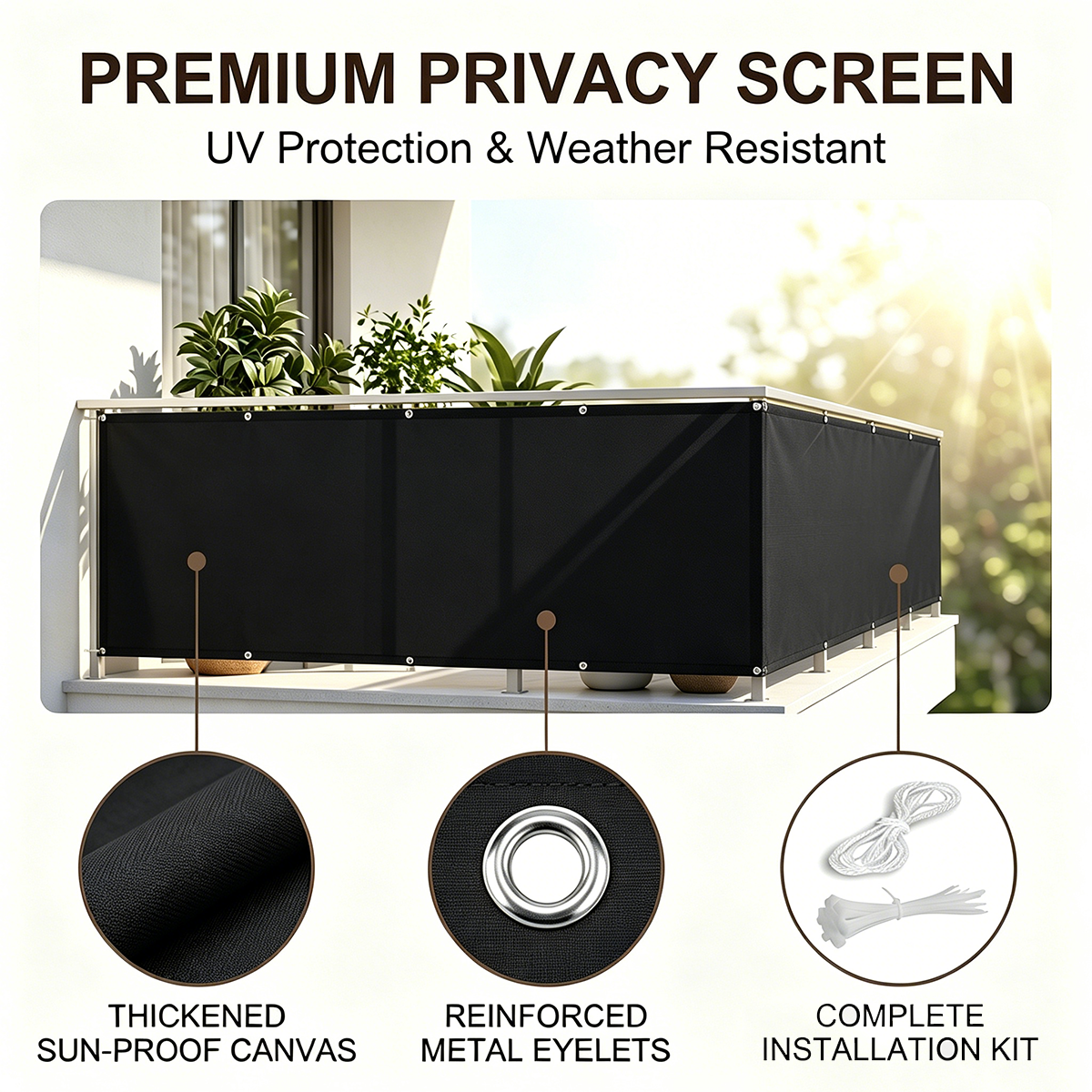 Opaque Privacy Fence, Waterpro - Privacy Screen Protector reseña y precio