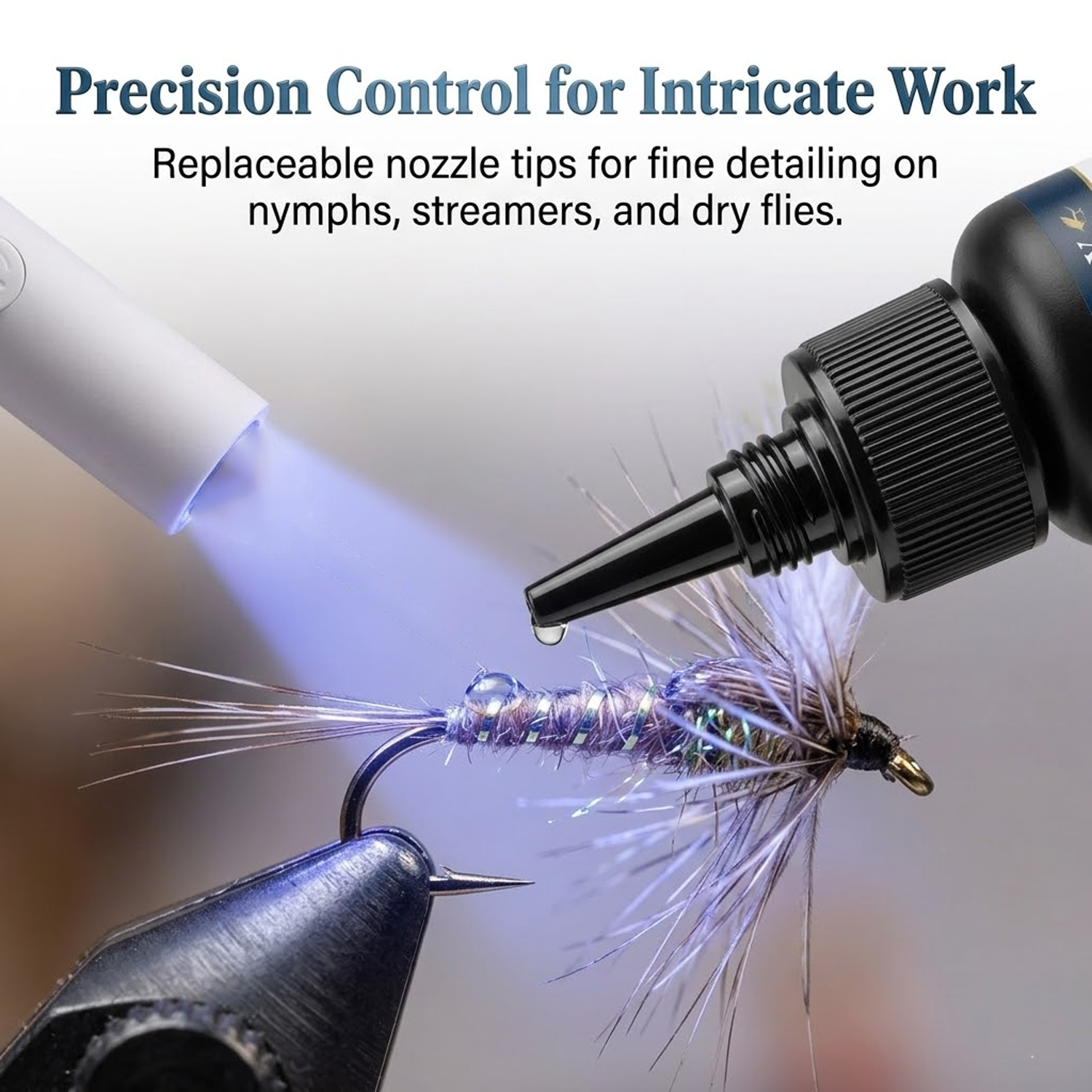 UV Resin Fly Tying Kit with US - Liquid Uv Glue Kit reseña y precio