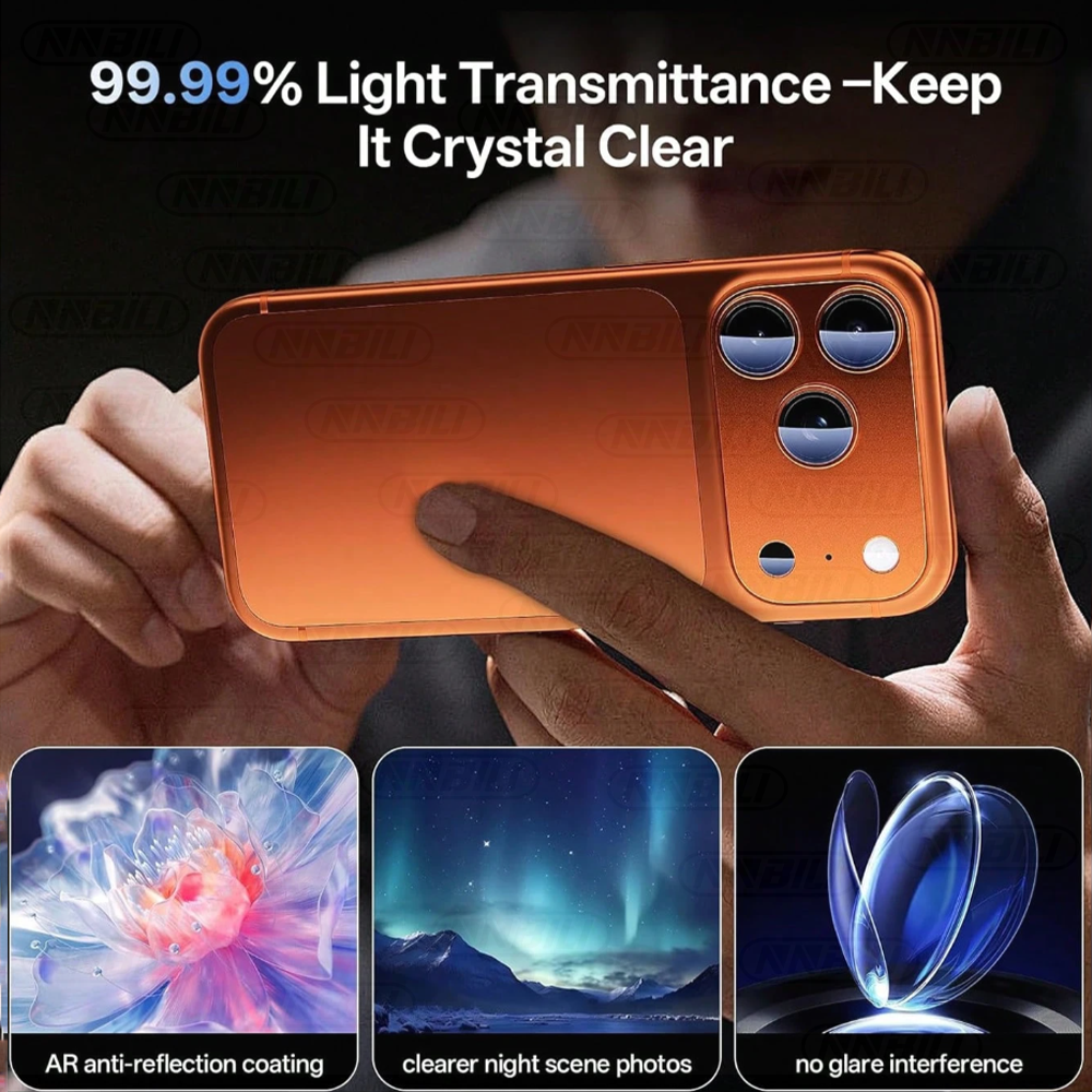 NNBILI 2Pcs For IPhone 17 Pro  - Tempered Glass Screen 9H reseña y precio