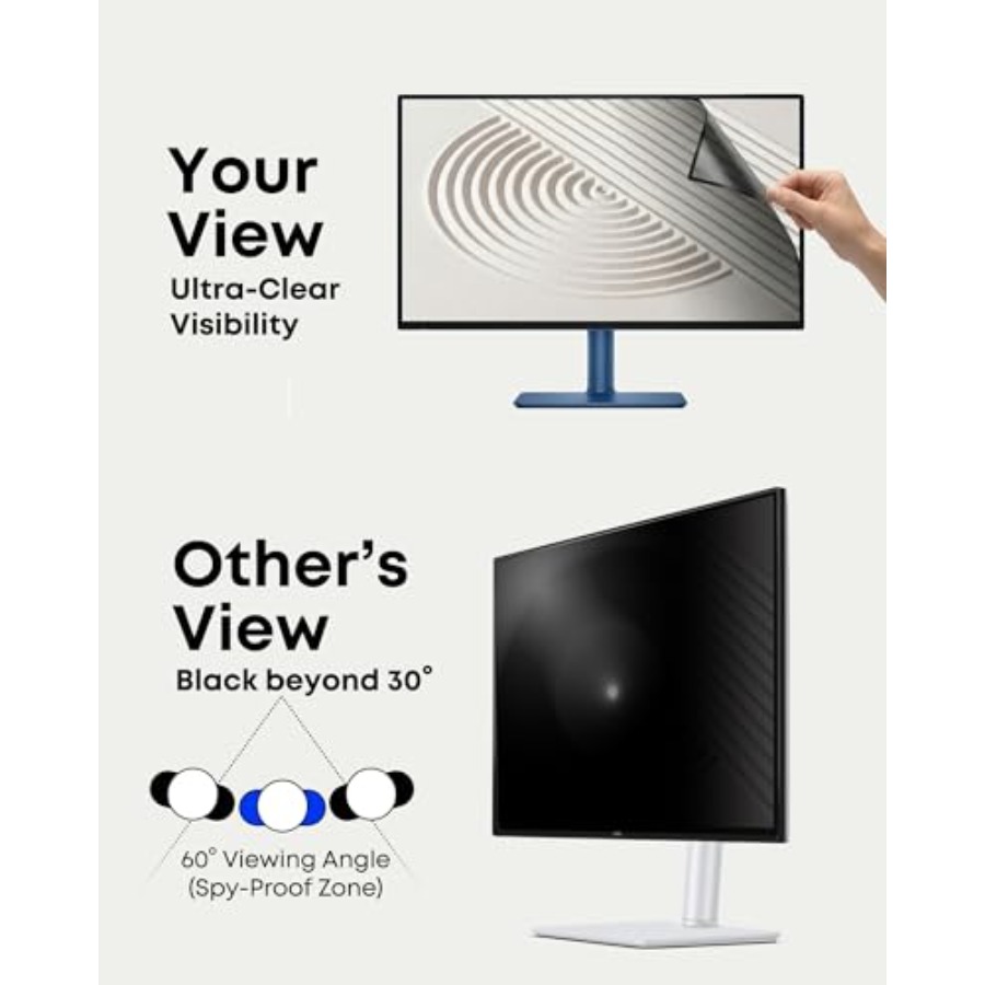 2-Pack 27 Inch Computer Privac - Privacy Filter 2Pack reseña y precio