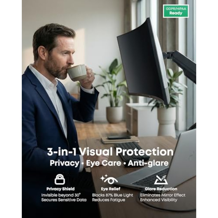 2-Pack 27 Inch Computer Privac - Privacy Filter 2Pack reseña y precio