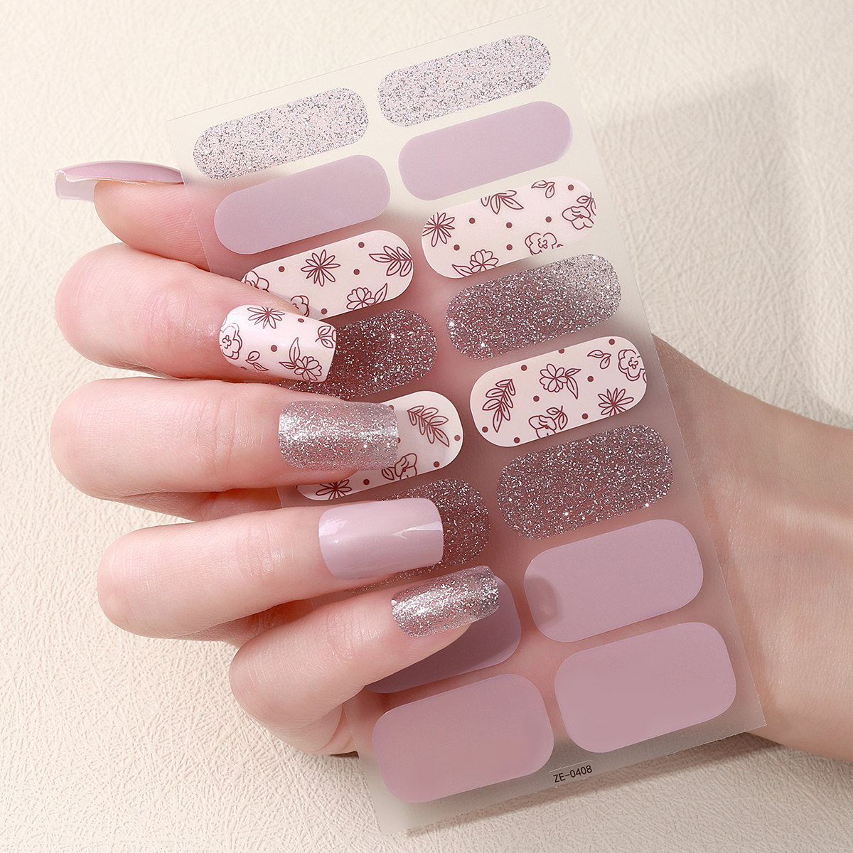 16tips DIY Baking-Free Nail St - Full Cover Adhesive reseña y precio