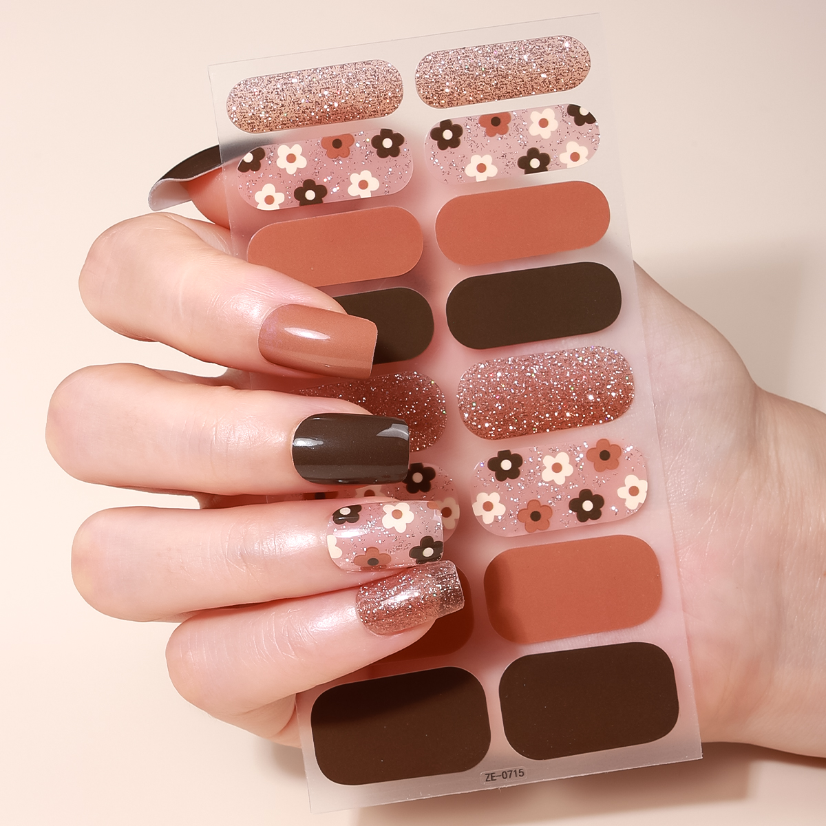16tips DIY Baking-Free Nail St - Full Cover Adhesive reseña y precio