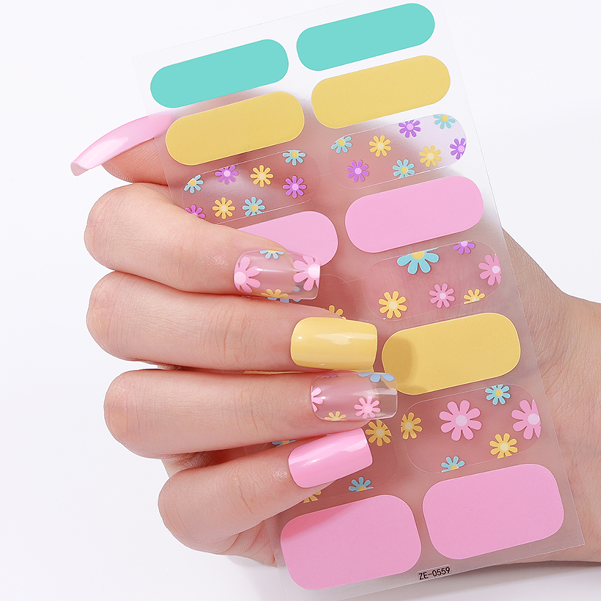 16tips DIY Baking-Free Nail St - Full Cover Adhesive reseña y precio