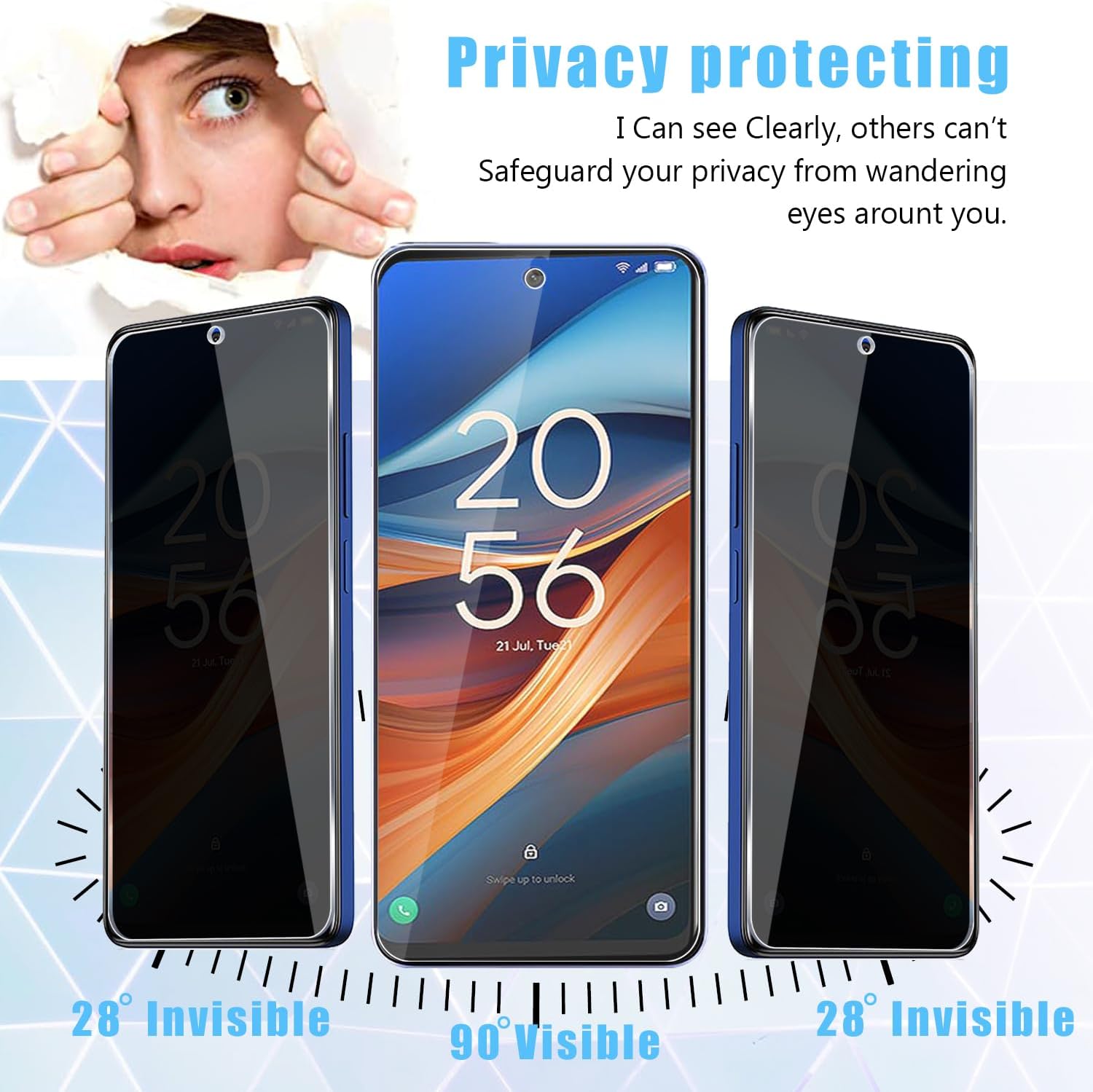 [2 Pack] Fit TCL 50 5G Privacy - Privacy Filter 2Pack reseña y precio