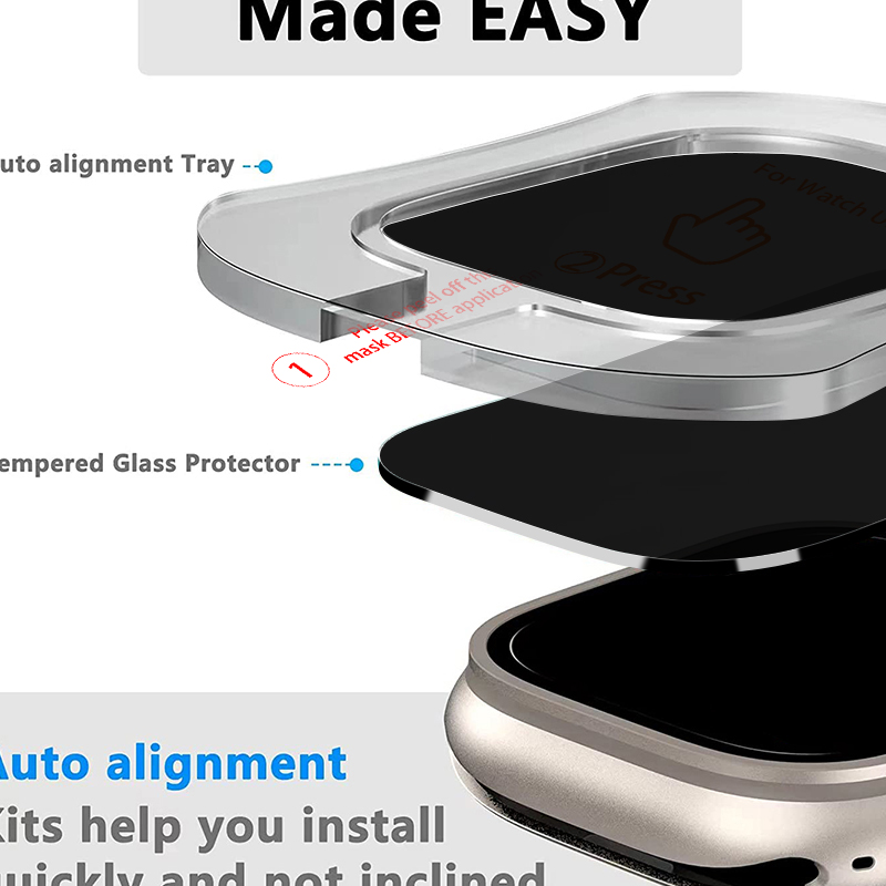 Privacy Screen Protector Film  - Screen Alignment Tool reseña y precio