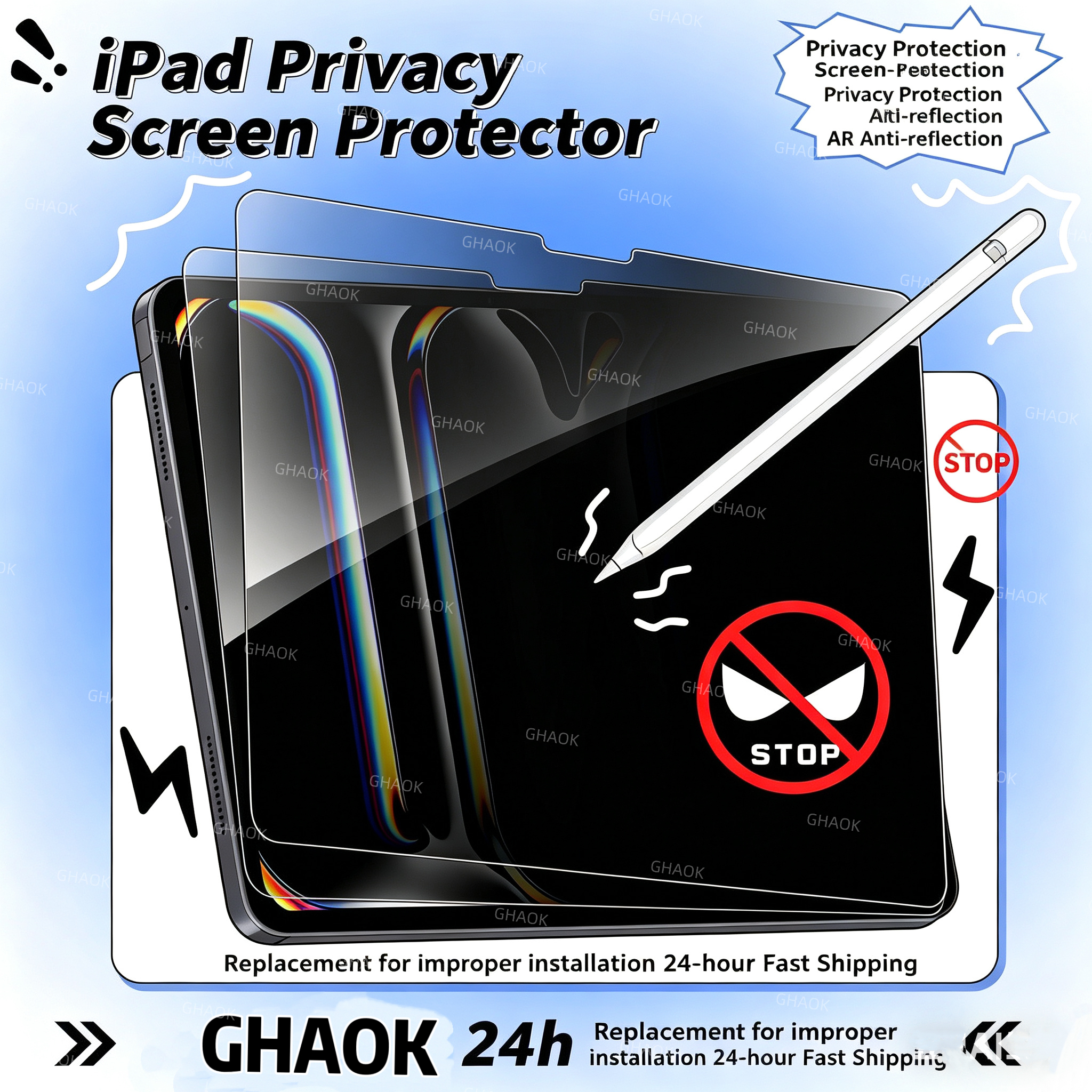 2 Way Privacy Anti-Spy Screen  - Anti Blue Light Film reseña y precio