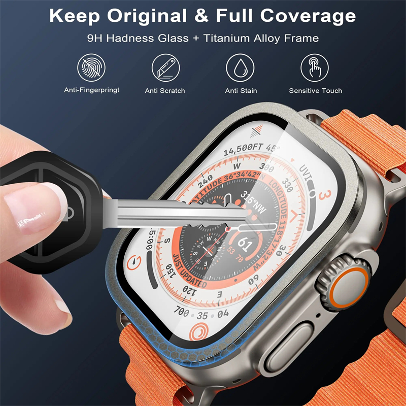 Tempered Glass for Apple Watch - Privacy Screen Protector reseña y precio