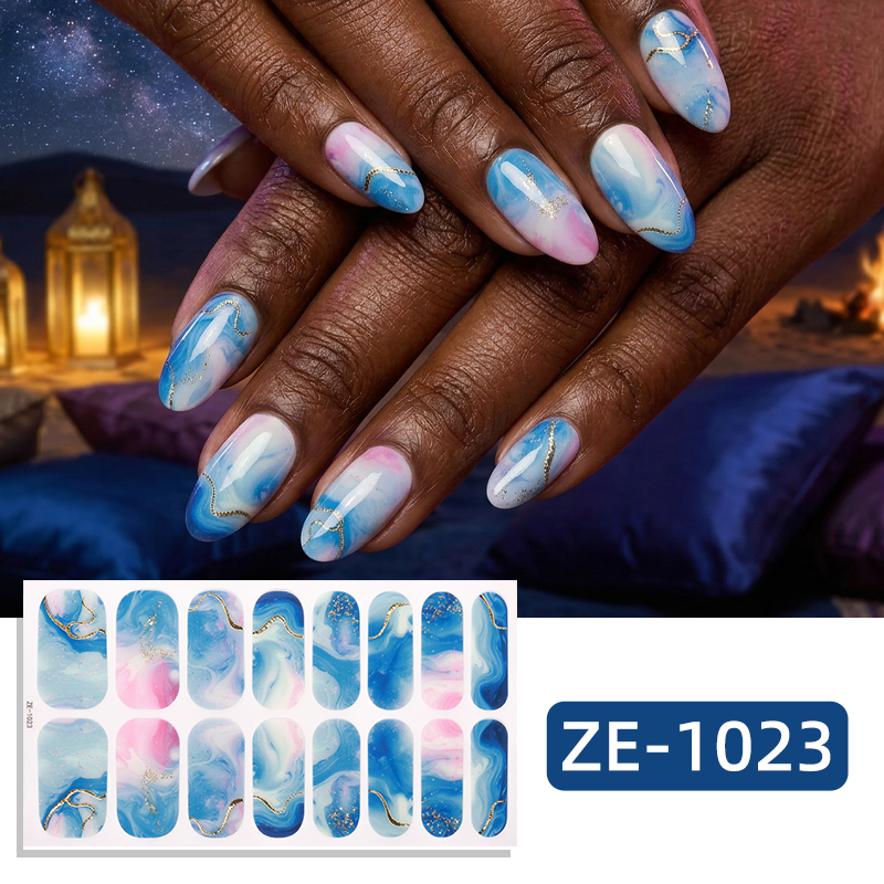 16Tips Glitter Marble Full Cov - Full Cover Adhesive reseña y precio