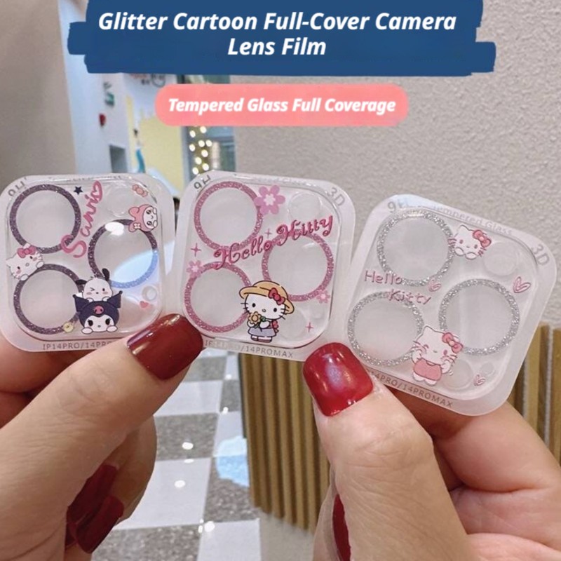 Sanrio Hello Kitty Kuromi Glit - Tempered Glass Screen 9H reseña y precio