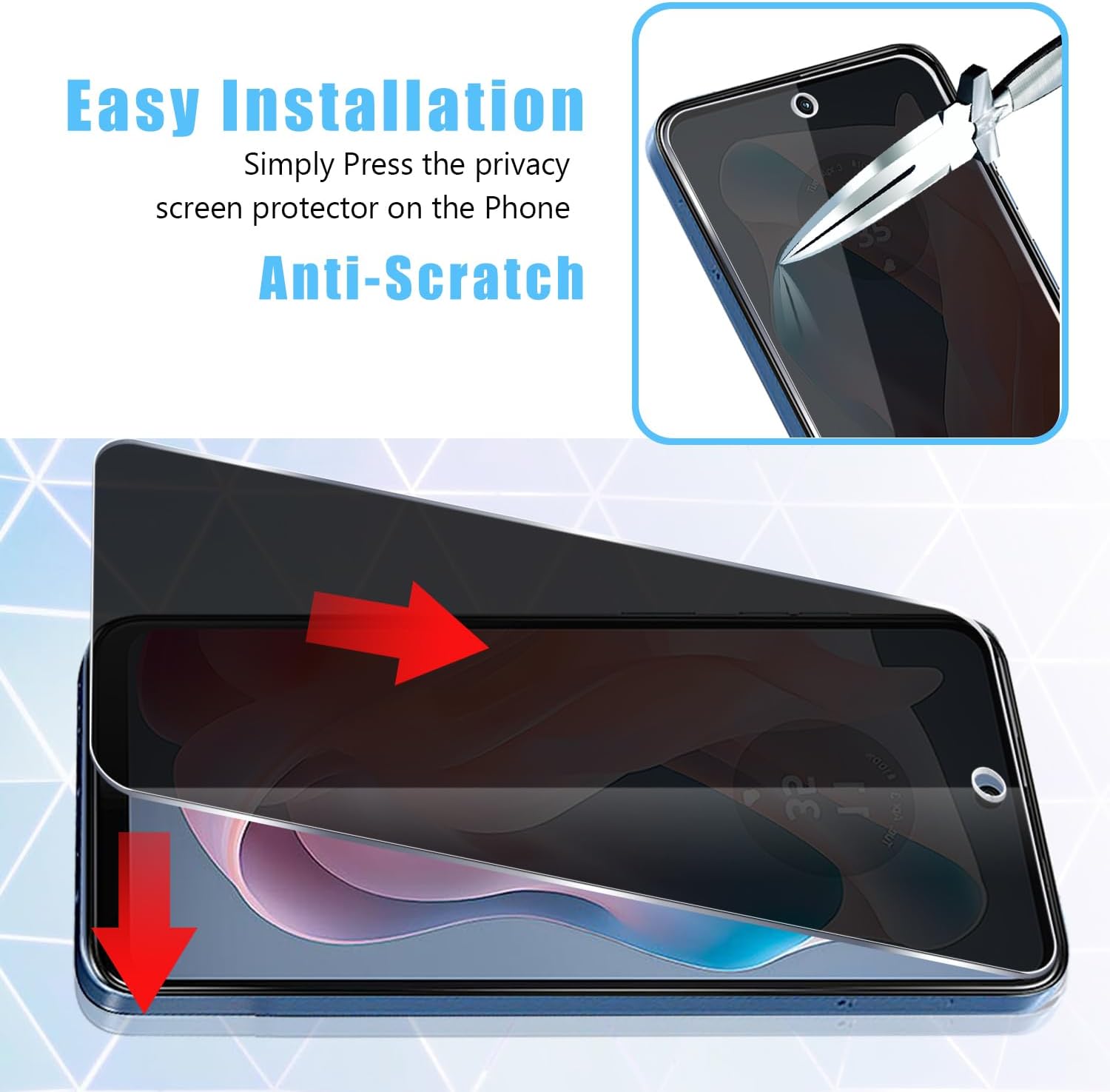 2 PACK Privacy Filter Tempered - Privacy Filter 2Pack reseña y precio