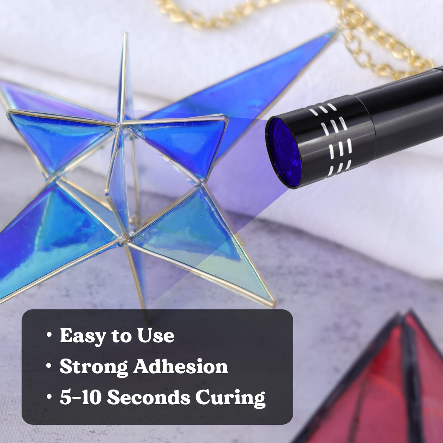 50ml Clear UV Resin Kit Hard T - Liquid Uv Glue Kit reseña y precio