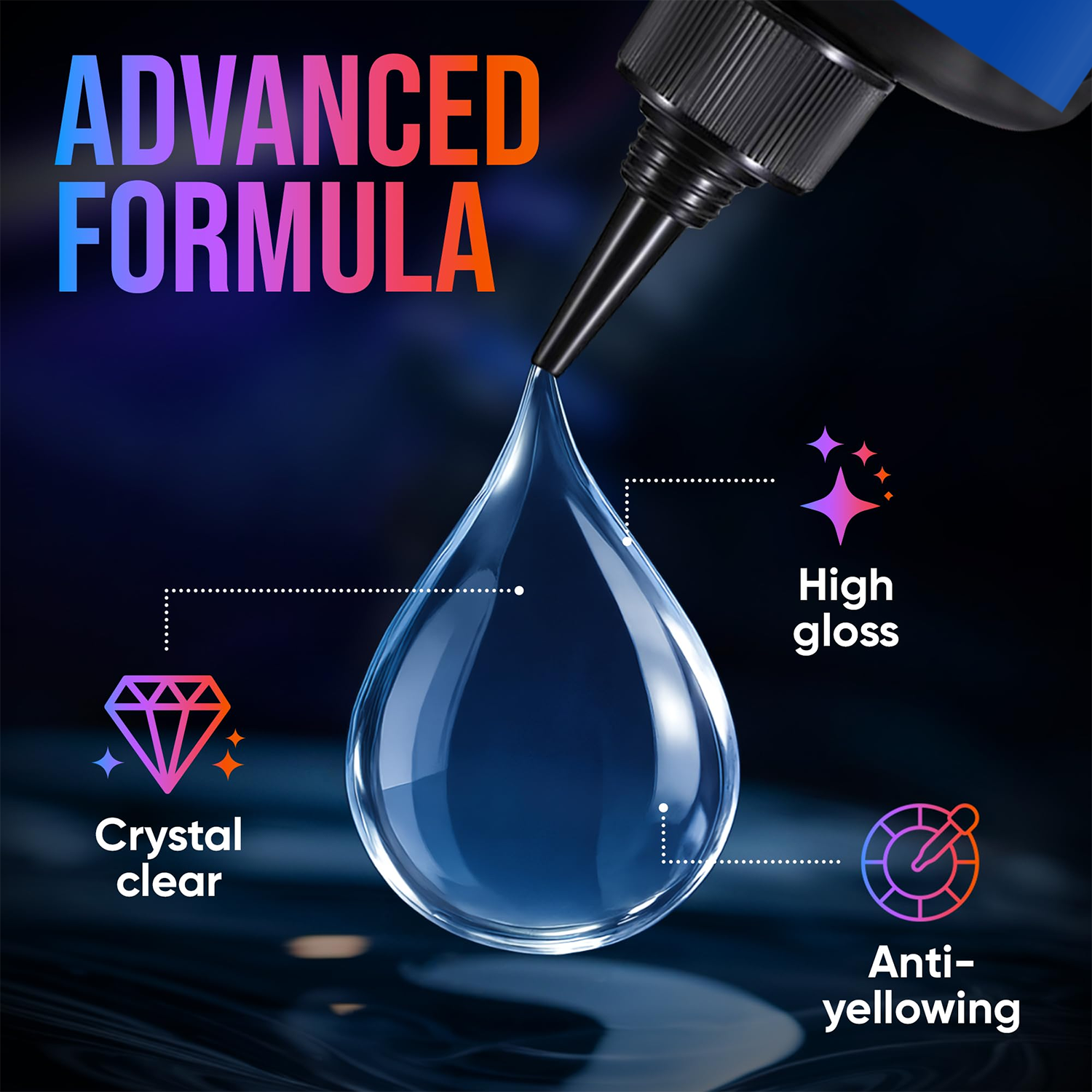 50ml Clear UV Resin Kit Hard T - Liquid Uv Glue Kit reseña y precio