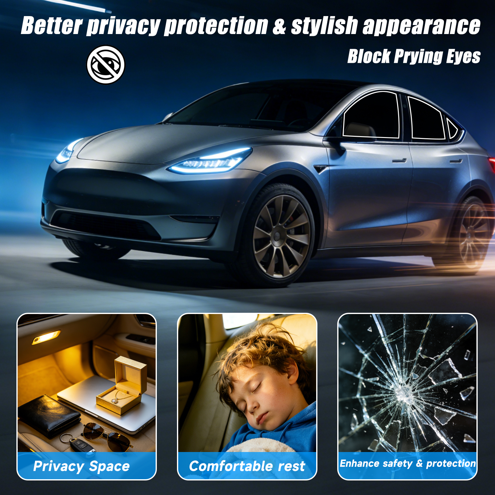Custom Car Window Tint Sunshad - Glass Protector Auto reseña y precio