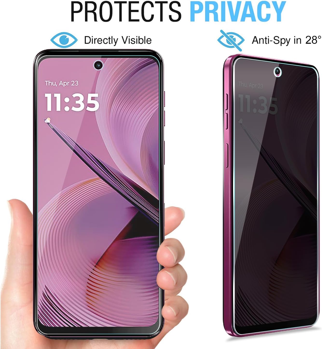 [2 Pack] For Moto G 5G 2025 Pr - Privacy Filter 2Pack reseña y precio