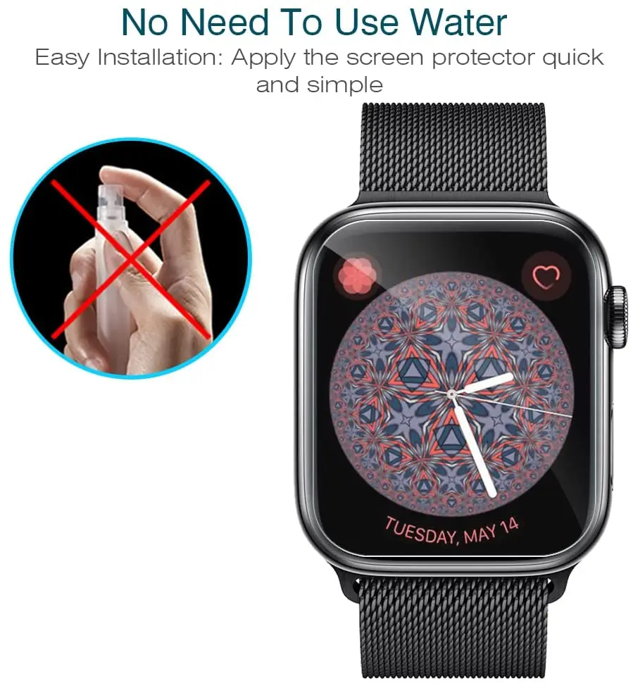Screen Protector for Apple Wat - Hydrogel Screen Protector reseña y precio