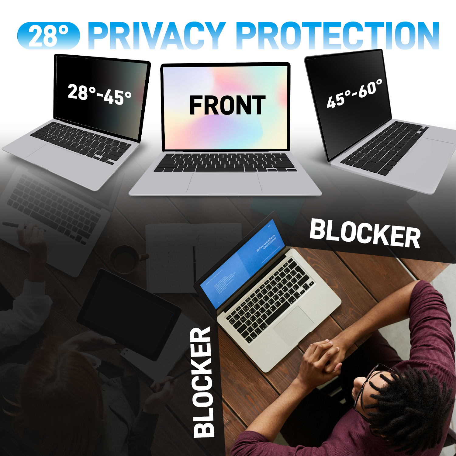 For Laptop 14 inch Privacy Ant - Anti Blue Light Film reseña y precio